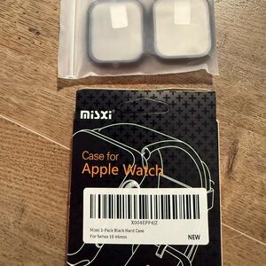 Misxi Black Hard Case for Apple Watch Series 10 46mm